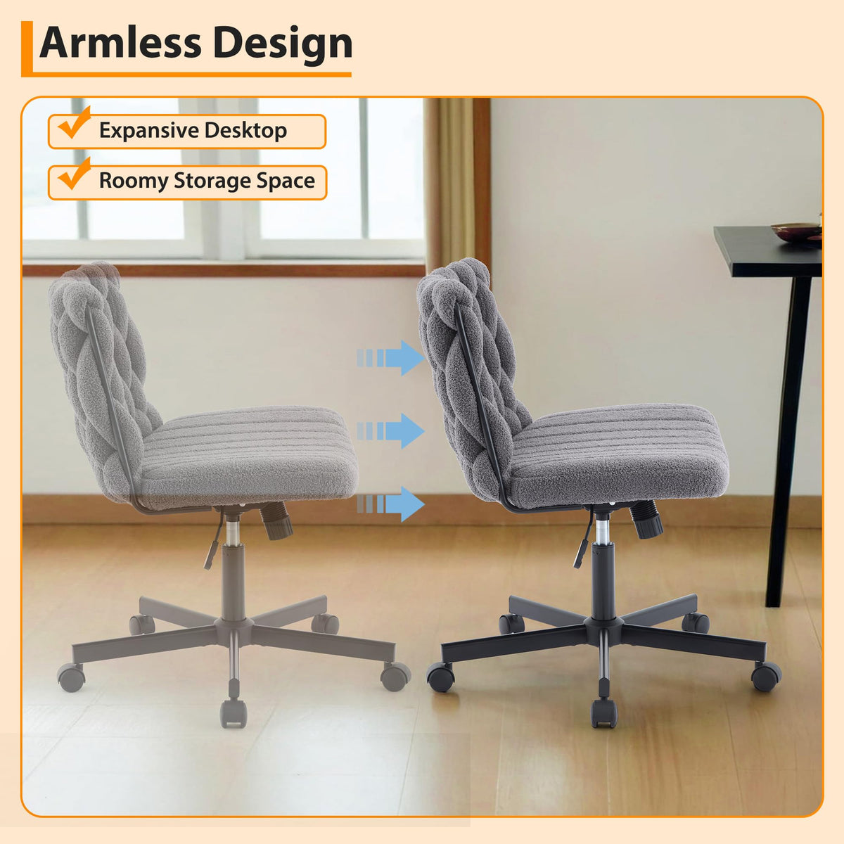 Dimensiones y ajustes de la silla Garvee